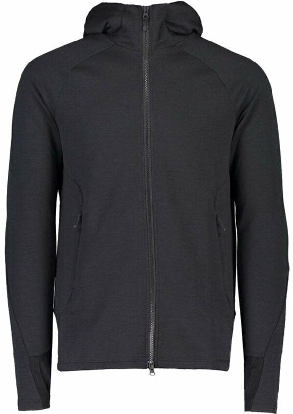 POC POC Merino Zip Hood Дреха с качулка Uranium Black 2XL
