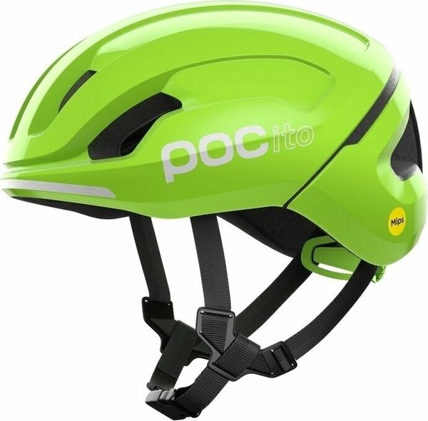 POC POC POCito Omne MIPS Fluorescent Yellow/Green 48-52 Детска Каска за велосипед