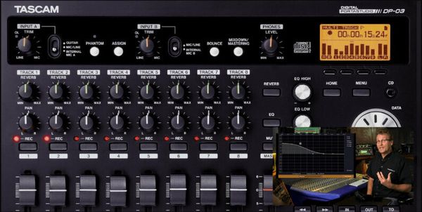 ProAudioEXP ProAudioEXP Tascam DP-03 Video Training Course (Дигитален продукт)