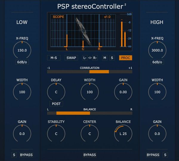 PSP AUDIOWARE PSP AUDIOWARE StereoController2 (Дигитален продукт)