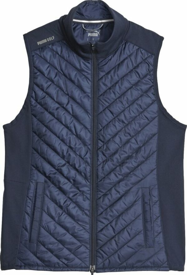 Puma Puma Womens Frost Quilted Vest Navy Blazer L