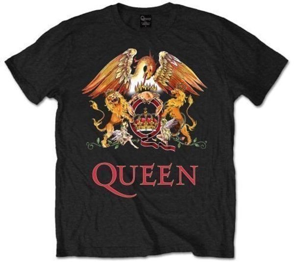 Queen Queen Риза Classic Crest Unisex Black M