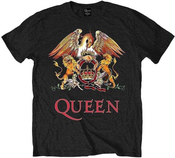 Queen Queen Риза Classic Crest Unisex Black S