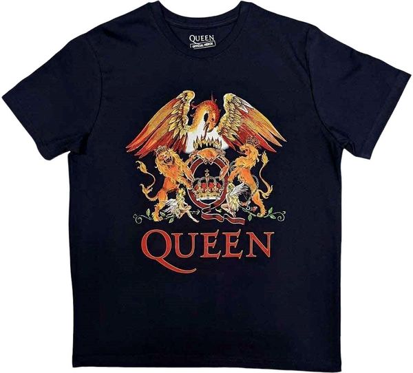 Queen Queen Риза Classic Crest Unisex Navy Blue S
