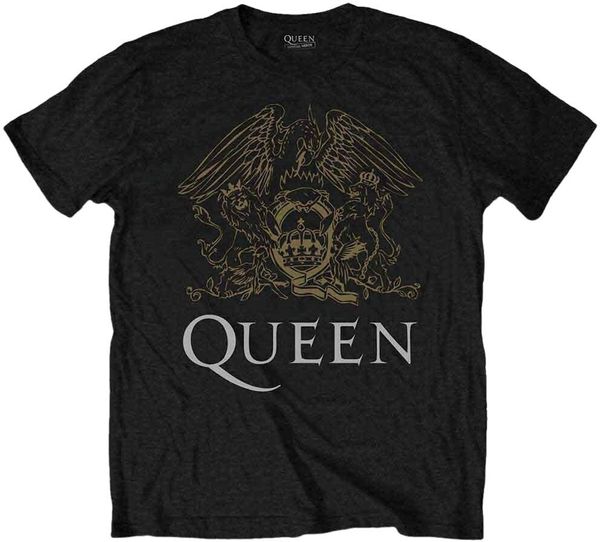 Queen Queen Риза Crest Unisex Black M