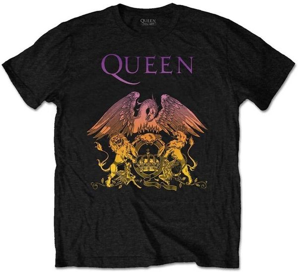 Queen Queen Риза Gradient Crest Unisex Black M