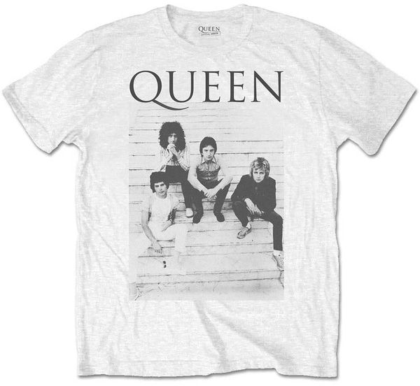 Queen Queen Риза Stairs Unisex White XL