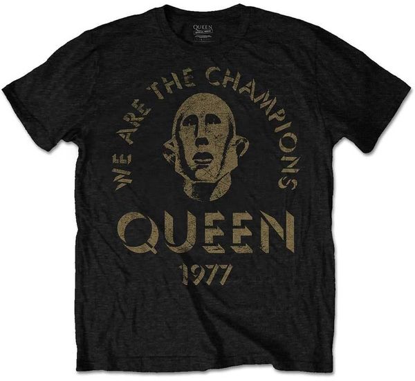 Queen Queen Риза We Are The Champions Unisex Black L