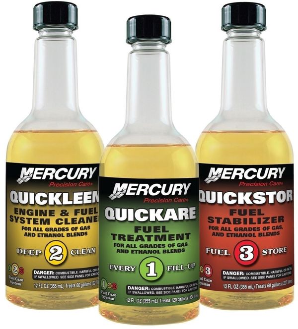 Quicksilver Quicksilver Quickare + Quickleen + Quickstor SET Добавка за гориво Бензин