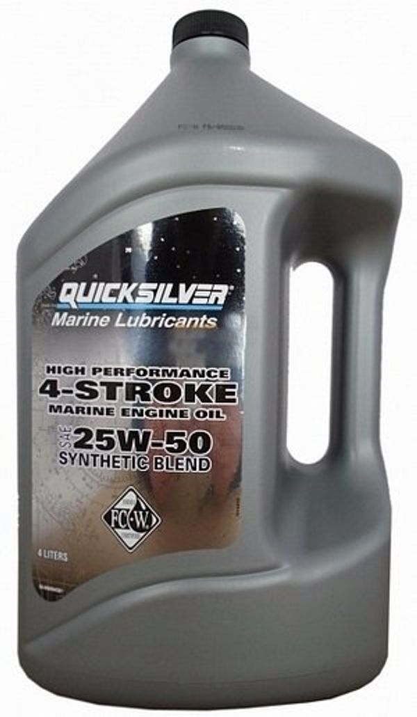 Quicksilver Quicksilver Verado FourStroke Engine Oil - Synthetic Blend 25W50 4L