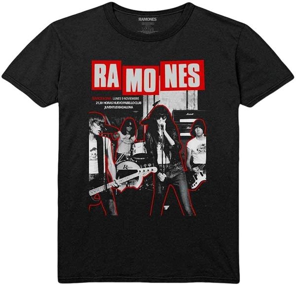 Ramones Ramones Риза Barcelona Unisex Black XL