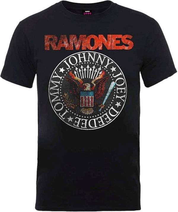 Ramones Ramones Риза Vintage Eagle Seal Unisex Black 2XL
