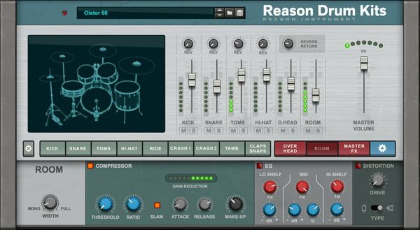 Reason Studios Reason Studios Reason Drum Kits (Дигитален продукт)