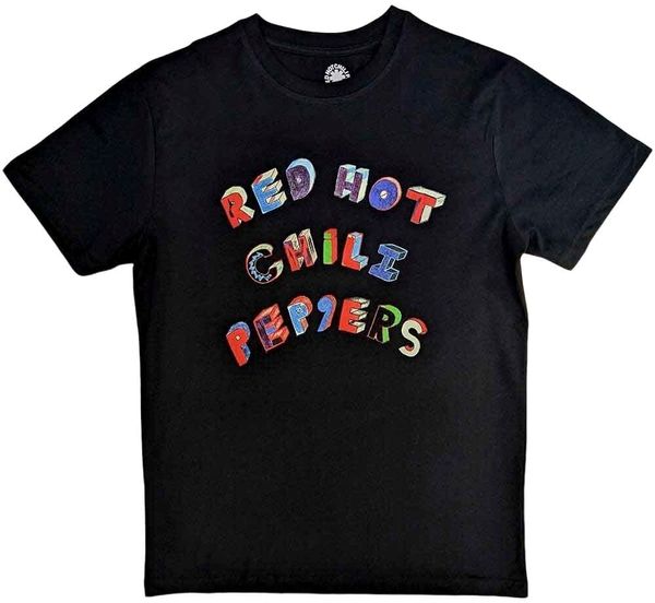 Red Hot Chili Peppers Red Hot Chili Peppers Риза Colourful Letters Unisex Black M