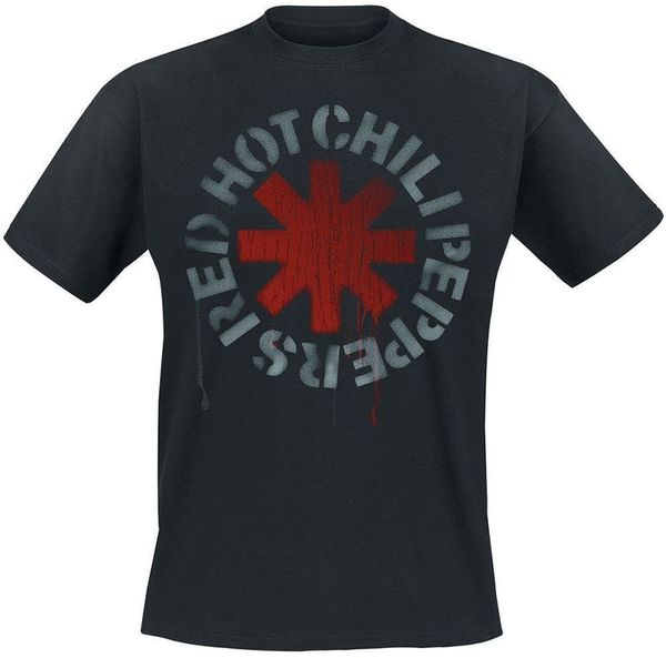 Red Hot Chili Peppers Red Hot Chili Peppers Риза Stencil Black 2XL