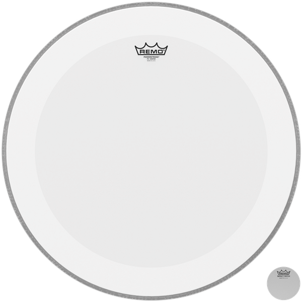 Remo Remo P4-1120-C2 Powerstroke 4 Coated Clear Dot 20" Kожа за барабан