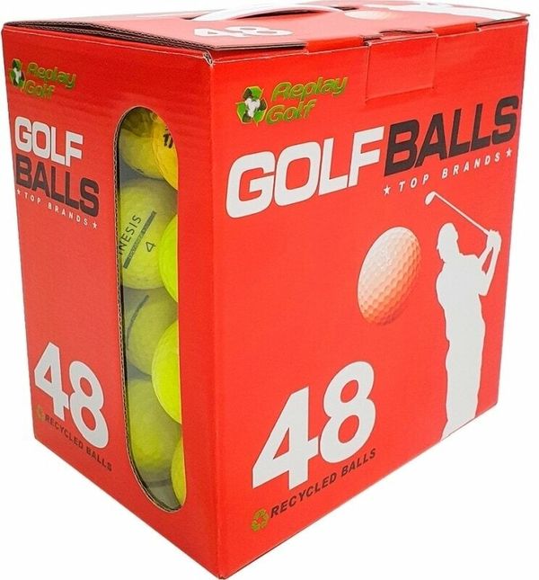 Replay Golf Replay Golf Mix Brands Lake Balls Yellow 48 Pack