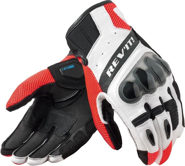 Rev'it! Rev'it! Gloves Ritmo Black/Neon Red XL Ръкавици
