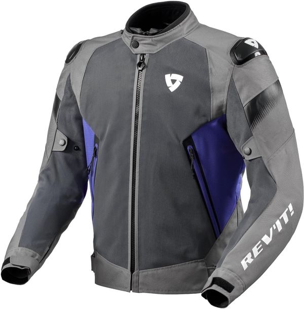 Rev'it! Rev'it! Jacket Control Air H2O Grey/Blue 2XL Текстилно яке