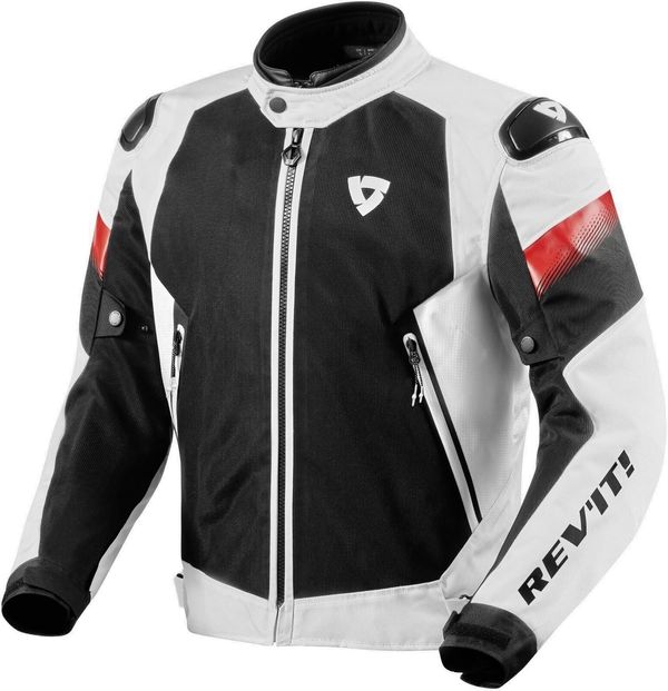 Rev'it! Rev'it! Jacket Control Air H2O White/Black 2XL Текстилно яке