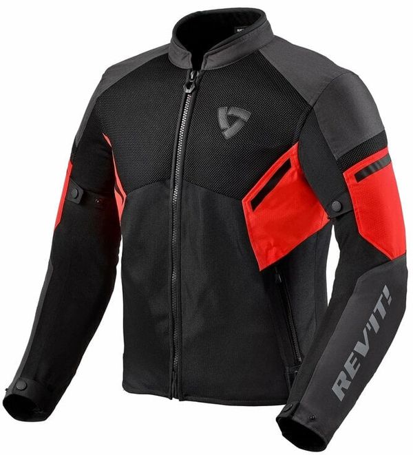 Rev'it! Rev'it! Jacket GT-R Air 3 Black/Neon Red M Текстилно яке