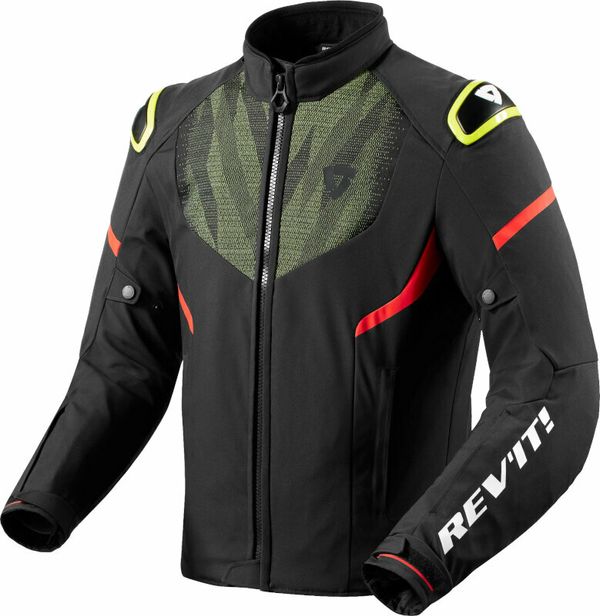 Rev'it! Rev'it! Hyperspeed 2 H2O Black/Neon Yellow S Текстилно яке