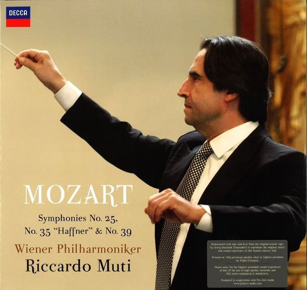 Riccardo Muti Riccardo Muti Mozart Symphonies Nr. 25, 35, 39 (2 LP)