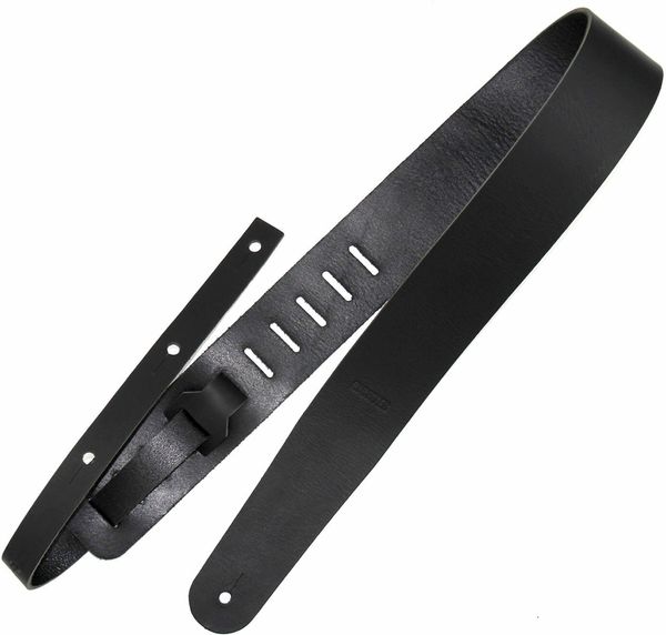 Richter Richter Raw II Black Кожен колан за китара Black