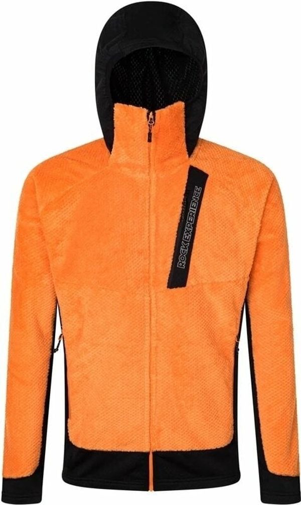Rock Experience Rock Experience Blizzard Tech Hoodie Man Fleece Persimmon Orange/Caviar L Суичър за открито