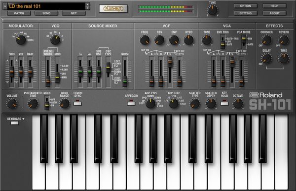 Roland Roland SH-101 KEY (Дигитален продукт)