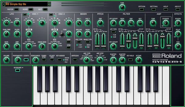 Roland Roland SYSTEM-1 Key (Дигитален продукт)