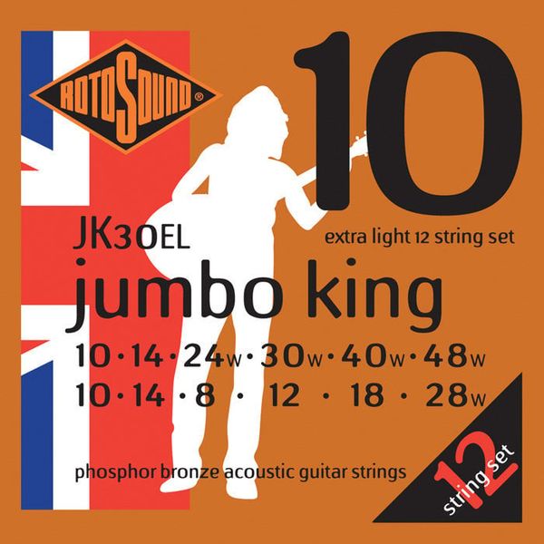 Rotosound Rotosound JK30EL Jumbo King Струни за акустична китара