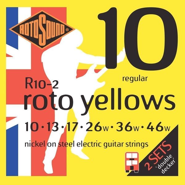 Rotosound Rotosound R10-2 2-Pack Струни за електрическа китара