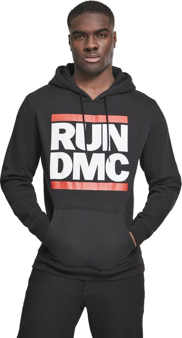 Run DMC Run DMC Дреха с качулка Logo Black XS