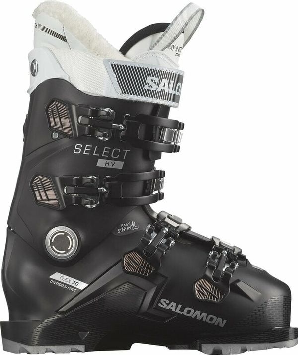 Salomon Salomon Select HV 70 W GW Black/Rose Gold Met./White 24/24,5 Обувки за ски спускане
