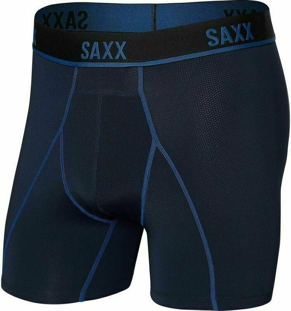 SAXX SAXX Kinetic Boxer Brief Navy/City Blue 2XL Фитнес бельо