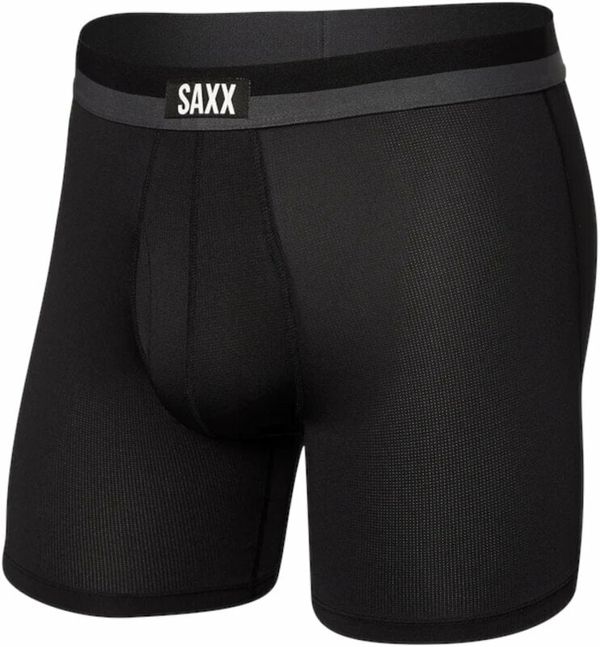 SAXX SAXX Sport Mesh Boxer Brief Black XL Фитнес бельо