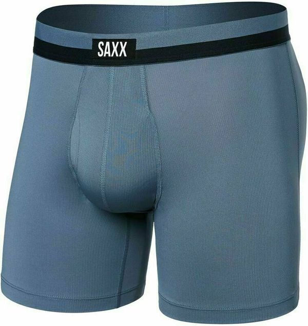 SAXX SAXX Sport Mesh Boxer Brief Stone Blue L Фитнес бельо