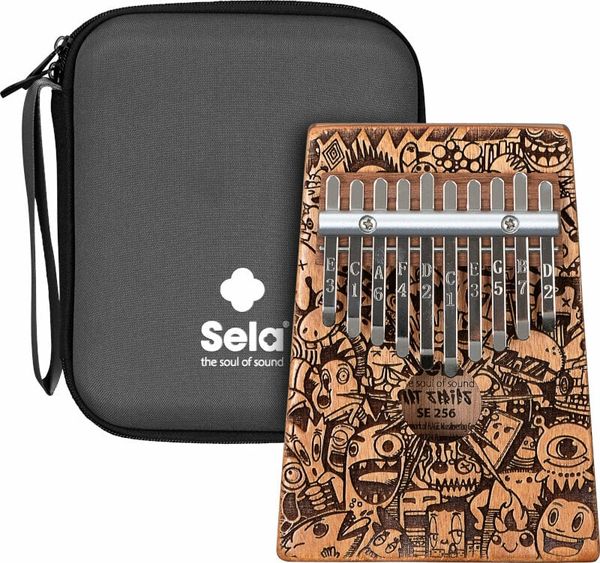 Sela Sela Art Series Kalimba 10 Little Monster Laser Калимба