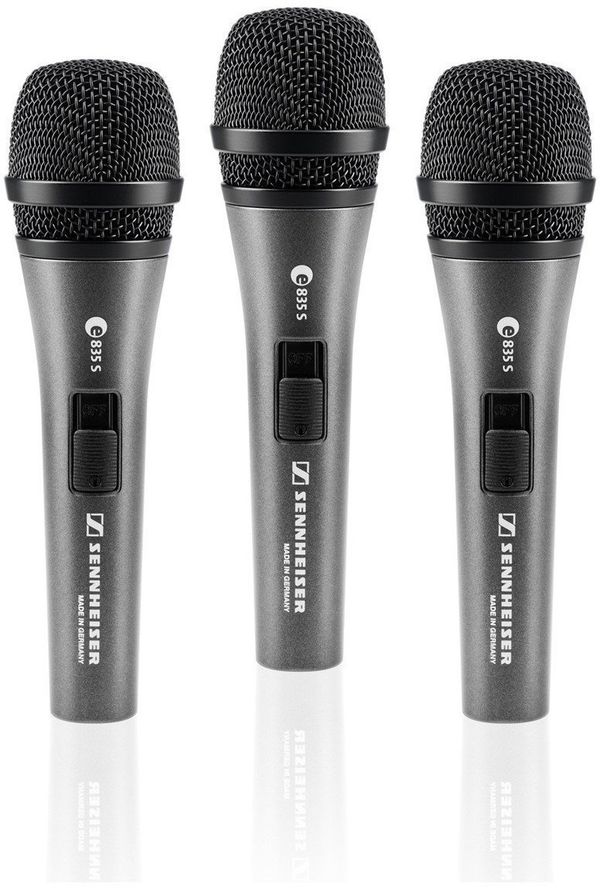 Sennheiser Sennheiser E835 S 3Pack Вокален динамичен микрофон