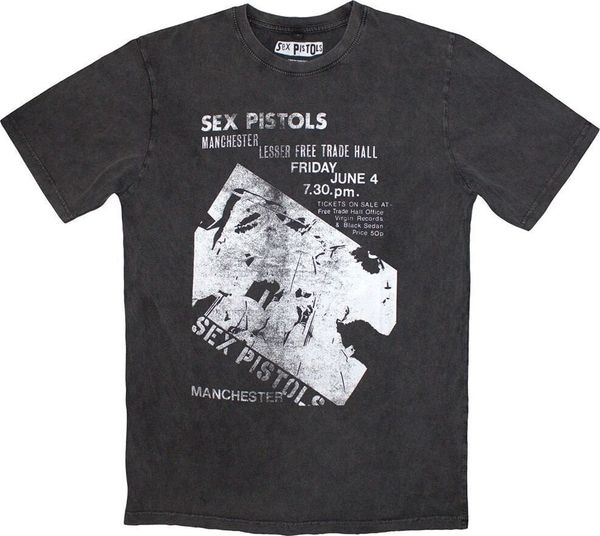 Sex Pistols Sex Pistols Риза Manchester Flyer Stone Wash Unisex Charcoal Grey L