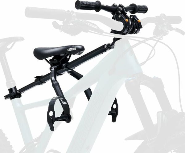 Shotgun Shotgun Pro Child Bike Seat + Handlebars Combo Black