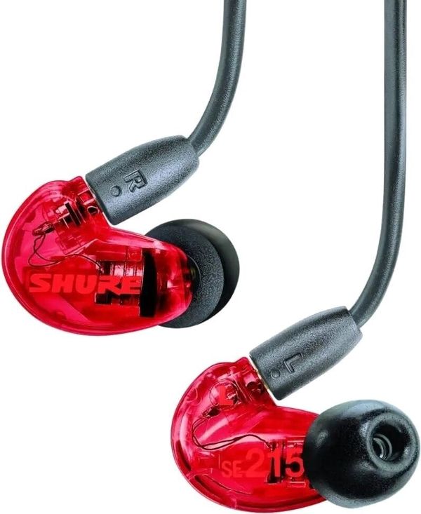 Shure Shure SE215SPE-RD Red Ухото Loop слушалки