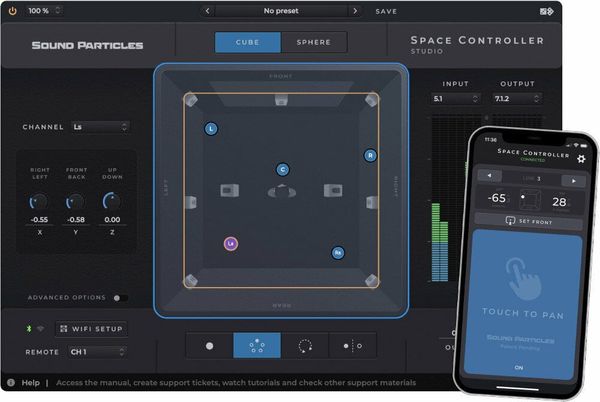 Sound Particles Sound Particles Space Controller Studio (Дигитален продукт)