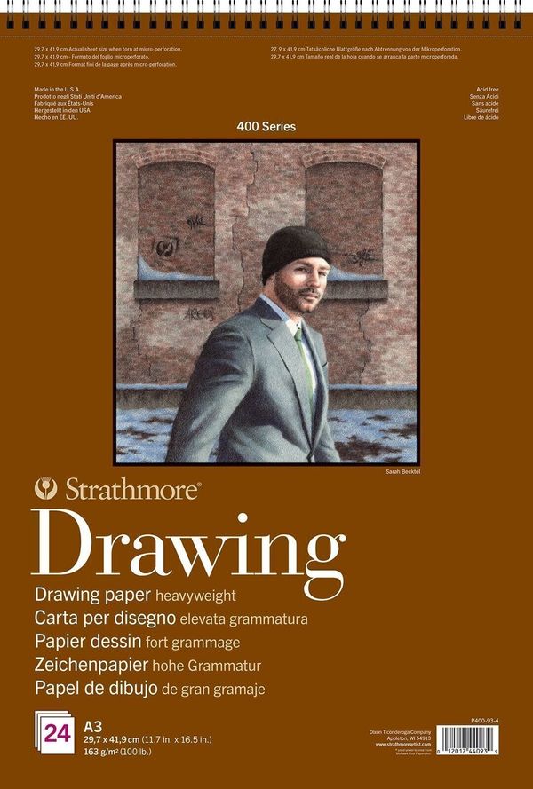 Strathmore Strathmore 400 Series Spiral Скицник 29,7 x 41,9 cm 163 g