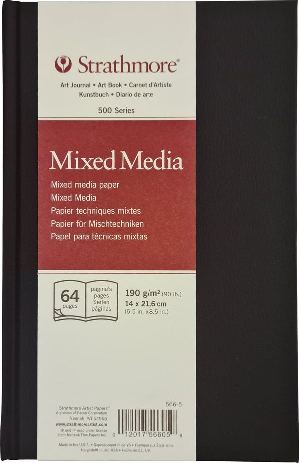 Strathmore Strathmore 500 Series Mixed Media Скицник 14 x 22 cm 190 g