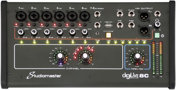 Studiomaster Studiomaster DigiLive 8C Дигитален аудио миксер