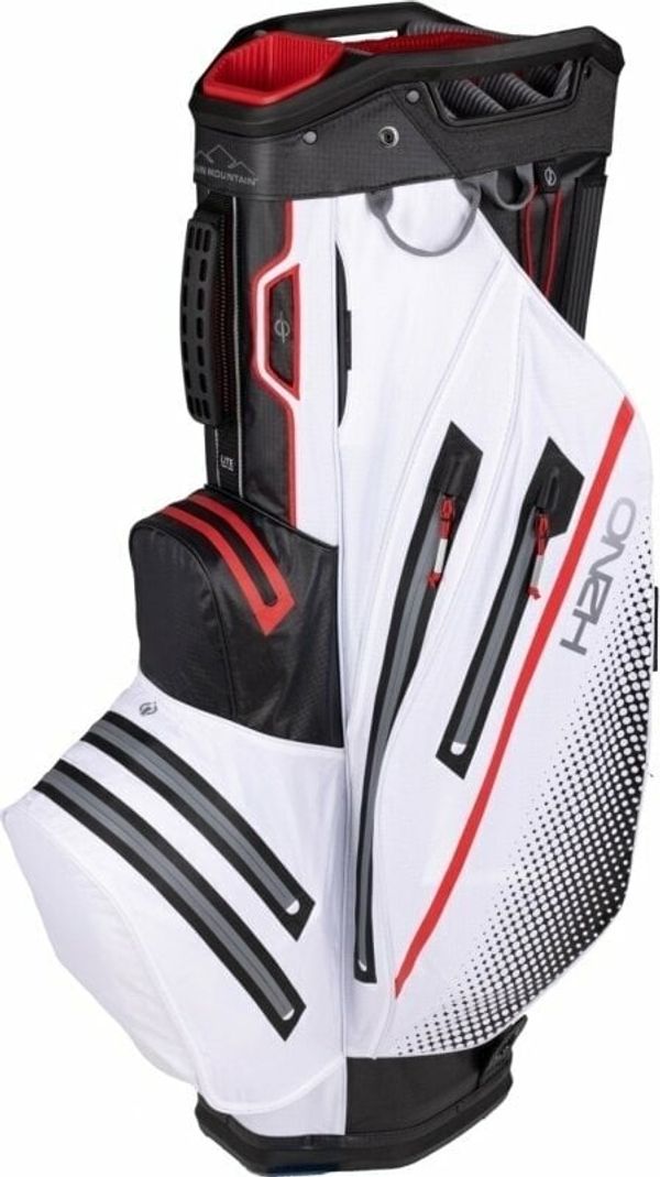 Sun Mountain Sun Mountain H2NO Cart Bag 2023 Black/White/Red Чантa за голф