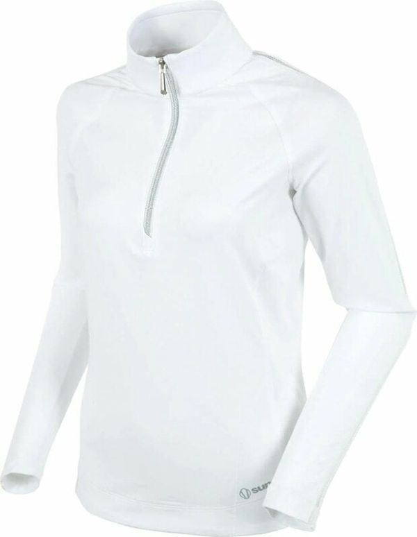 Sunice Sunice Anna Lightweight Stretch Half-Zip Pure White M Пуловер