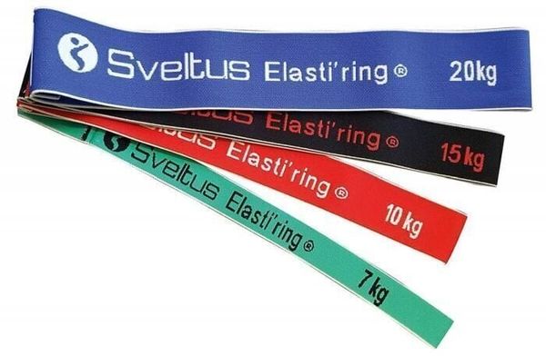 Sveltus Sveltus Set of 4 Elasti'ring 7 kg-10 kg-15 kg-20 kg Мулти Съпротивителна лента